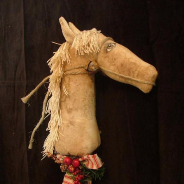 Folk Art Stick Horse E Pattern