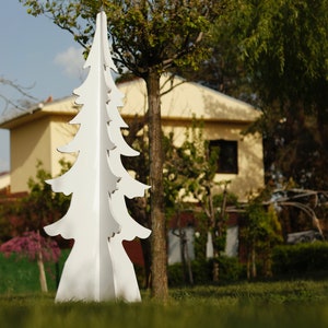 5 Ft All-Weather PVC Pinetree Yard Display,  Indoor Outdoor 3D Decoration,Decorative Sculpture