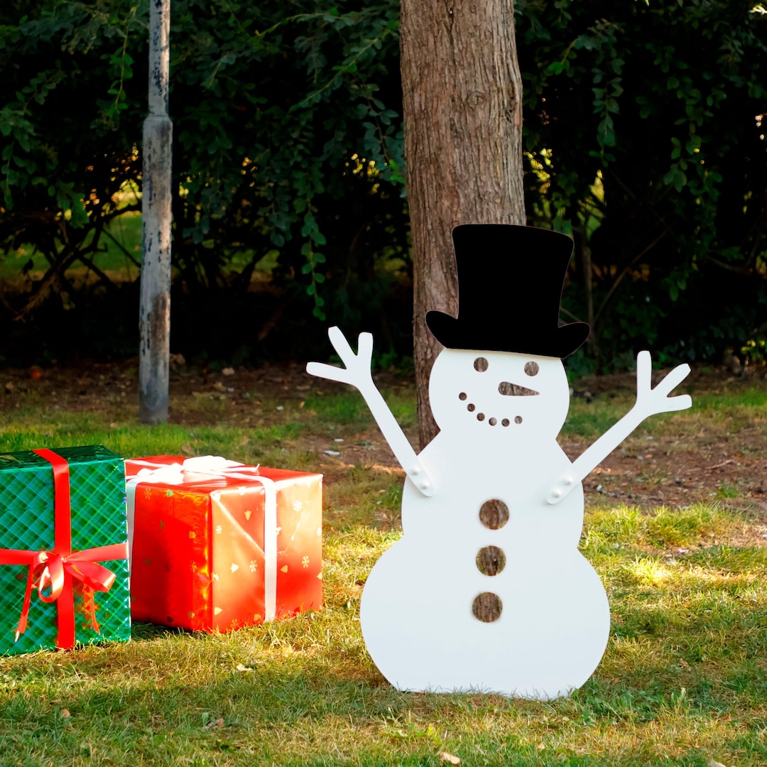 Snowman Pvc Christmas Snowman Yard Display, All-weather Snow Man Yard Decor, PVC ...