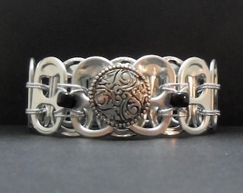 Soda Can Tab Eco-Friendly, Sustainable Bracelet by Ann-Made - "Poplar"