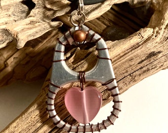 Can Tab Eco-Friendly, Sustainable Pendant by Ann-Made - "Love"