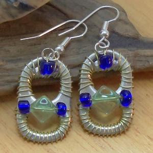 Soda Can Tab, Eco-Friendly, Sustainable Earrings by Ann-Made Tarragon image 1