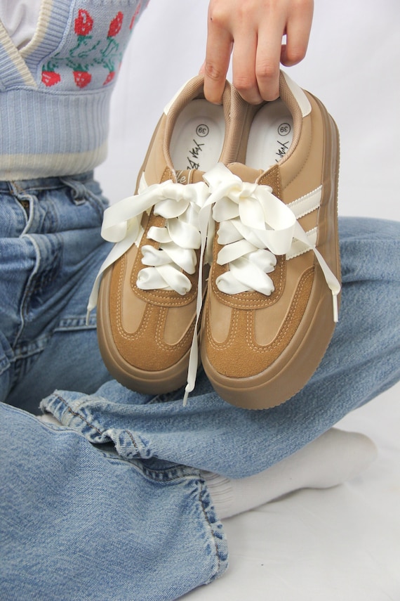 Satin Ribbon Shoelaces, Premium Shoe Strings - Etsy