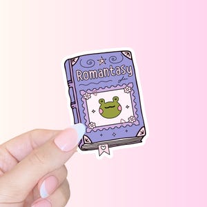 Romantasy book, kindle sticker, reading lover, bookish, book merch, e-reader, fantasy, kobo