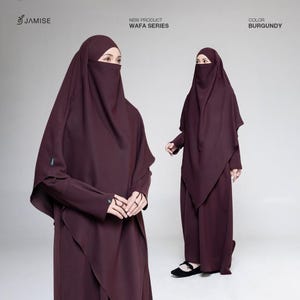 Wafa Abaya – Abaya Set Khimar UV Protection, Abaya Eid Abaya,  Hajj Umrah Abaya, prayer clothes, Islamic Clothing, Women modest dress