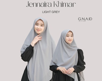 Khimar Zipper Syar'i | Chiffon Gebet Hijab - Jennaira Khimar Zipper Syar'i