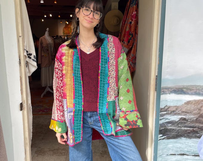 Bewitched bothered and bewildered  reversible plus size jacket