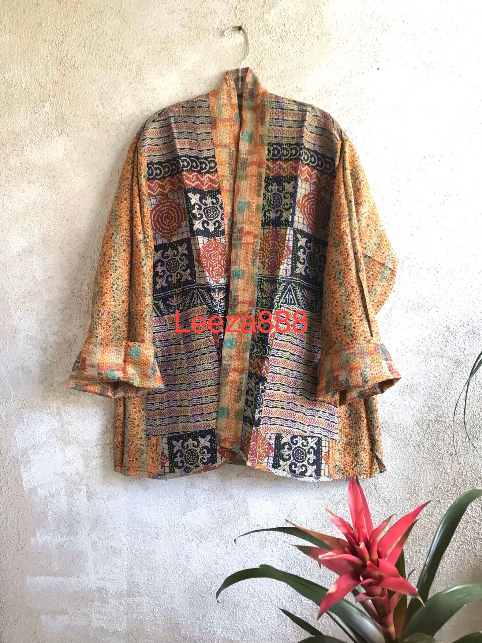 Things to do in Tokyo kantha plus size reversible kimono jacket