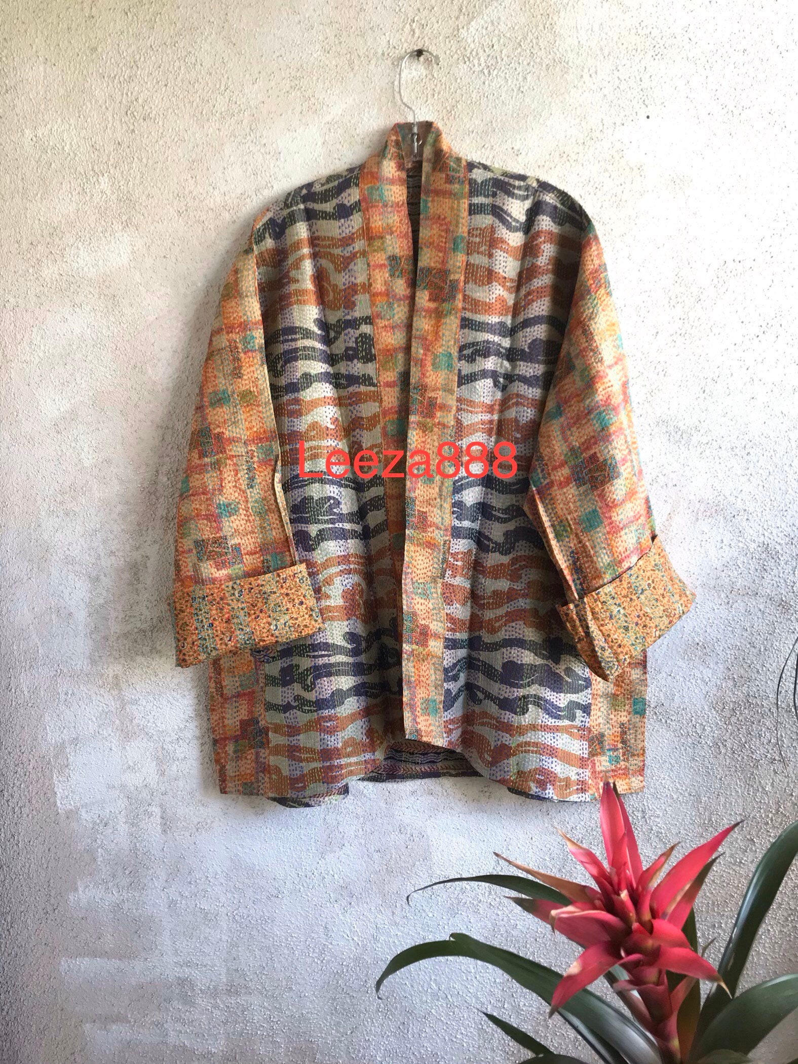 Things to do in Tokyo kantha plus size reversible kimono jacket