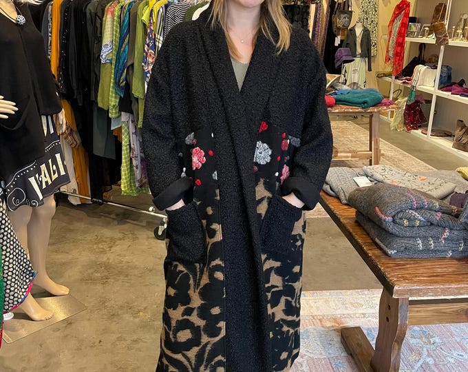 Parisian Embroidered Coat, Fits Size 6-14