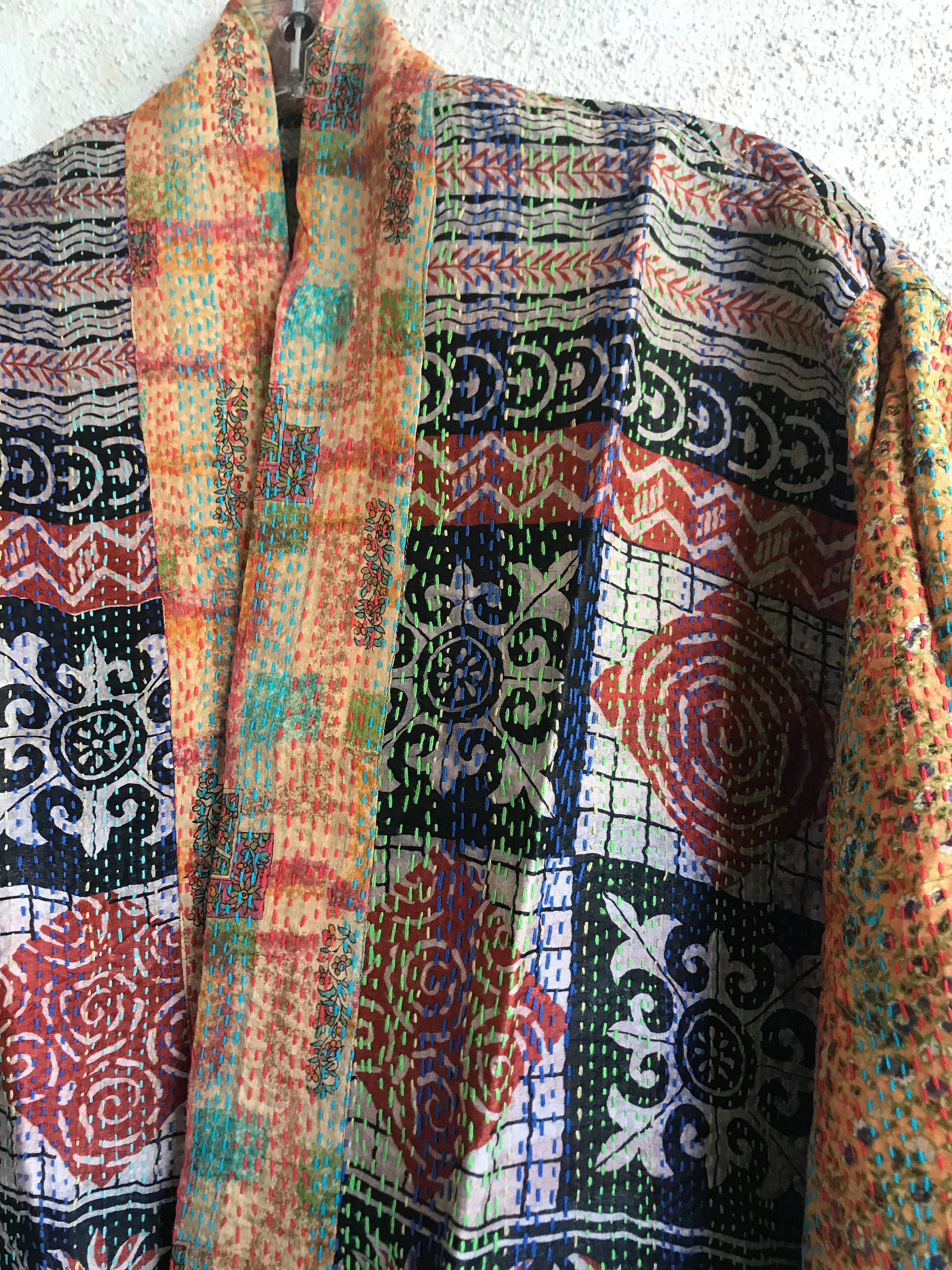 Things to do in Tokyo kantha plus size reversible kimono jacket