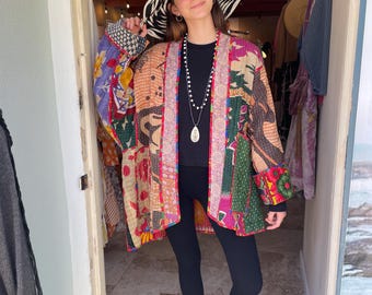 Brunch in Belgium   reversible plus size jacket