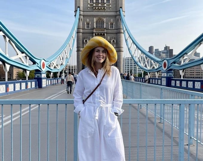 White  poplin  cotton jumpsuit