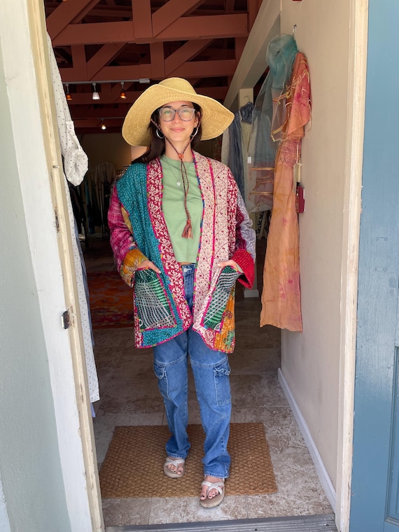 trip  to Spain reversible plus size jacket