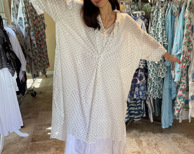 One size pullover shirtdress/cover up