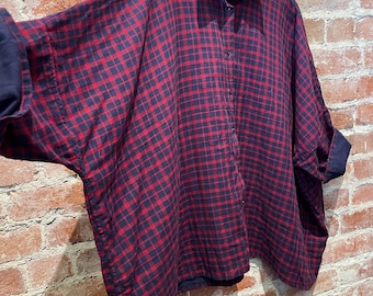 Tokyo shirt in navy flannel