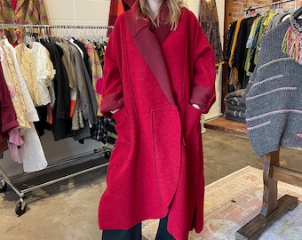 Wool Coat - One Size, Paris Fashion