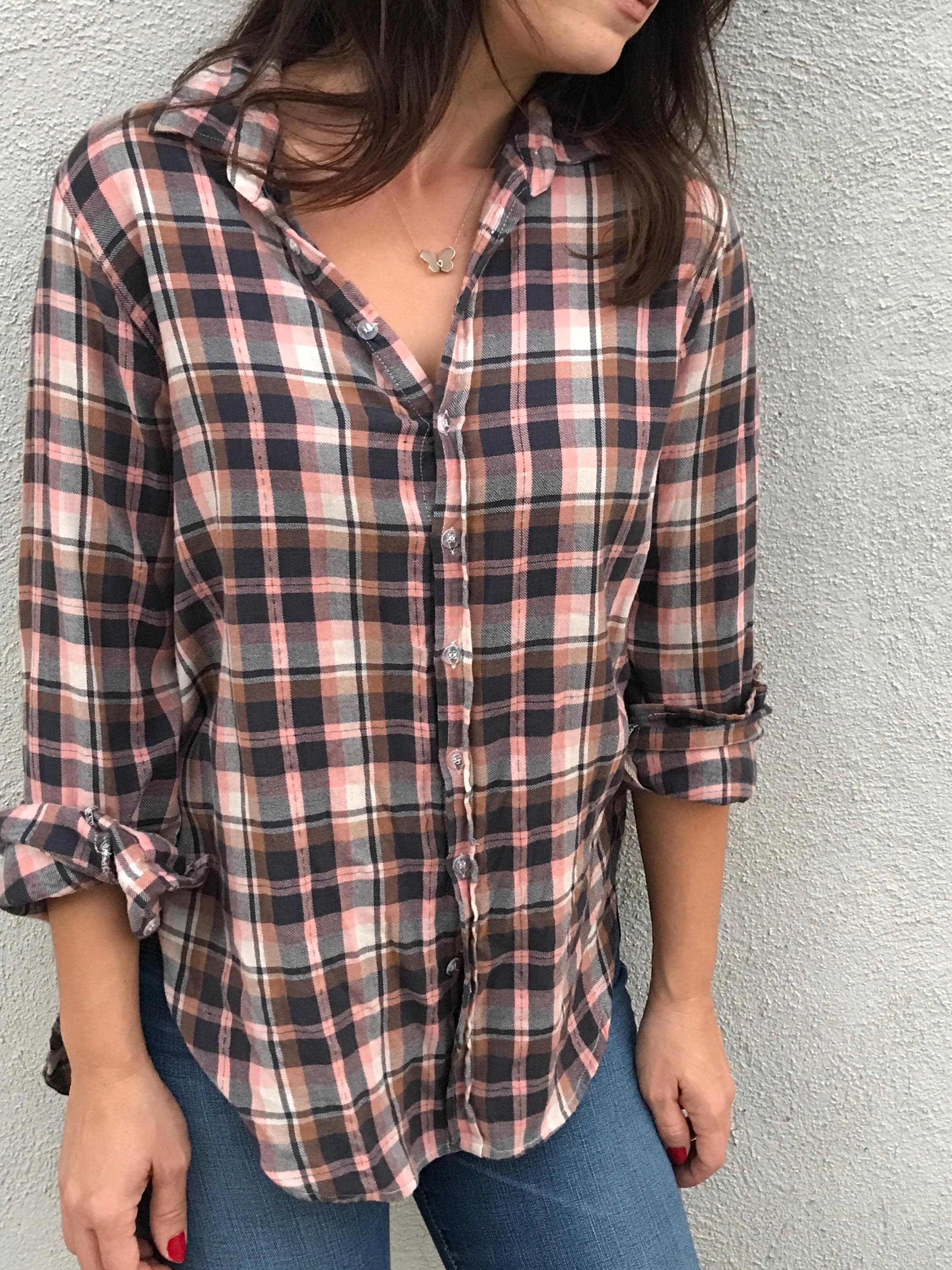 boyfriend shirt plaid