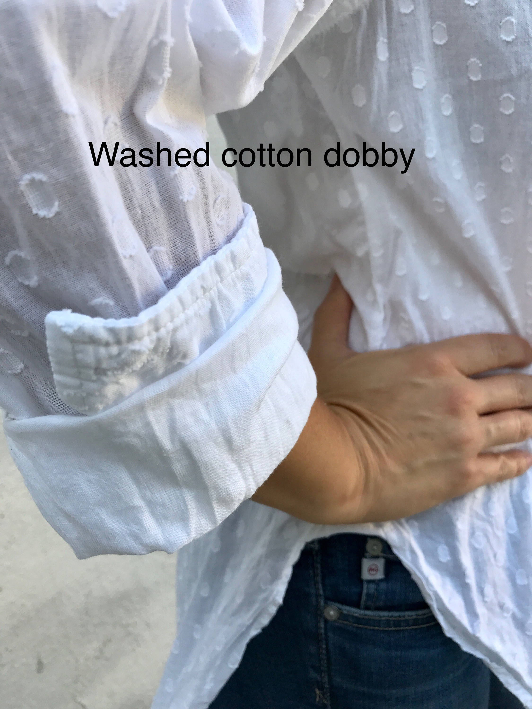 Classic white cotton boyfriend shirt