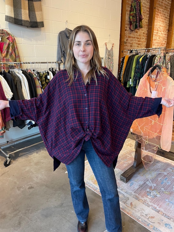 Tokyo shirt in navy flannel
