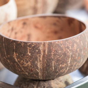 Coconut shell bowl