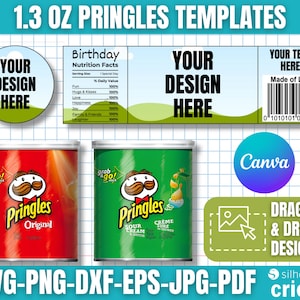Pringles 1.3 Oz Labels Template, Pringles Template, Pringles Labels, Chip Can Label Template ...