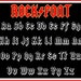 Rock Font, Hard Rock Font, Heavy Metal Font, Music Font, Metal Font ...