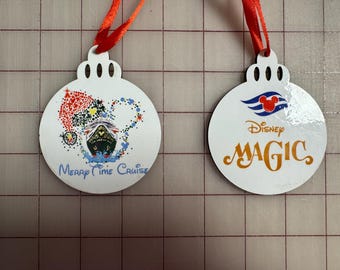 Disney Cruise Ornament, very merrytime, Fish Extender Gifts, ornament exchange