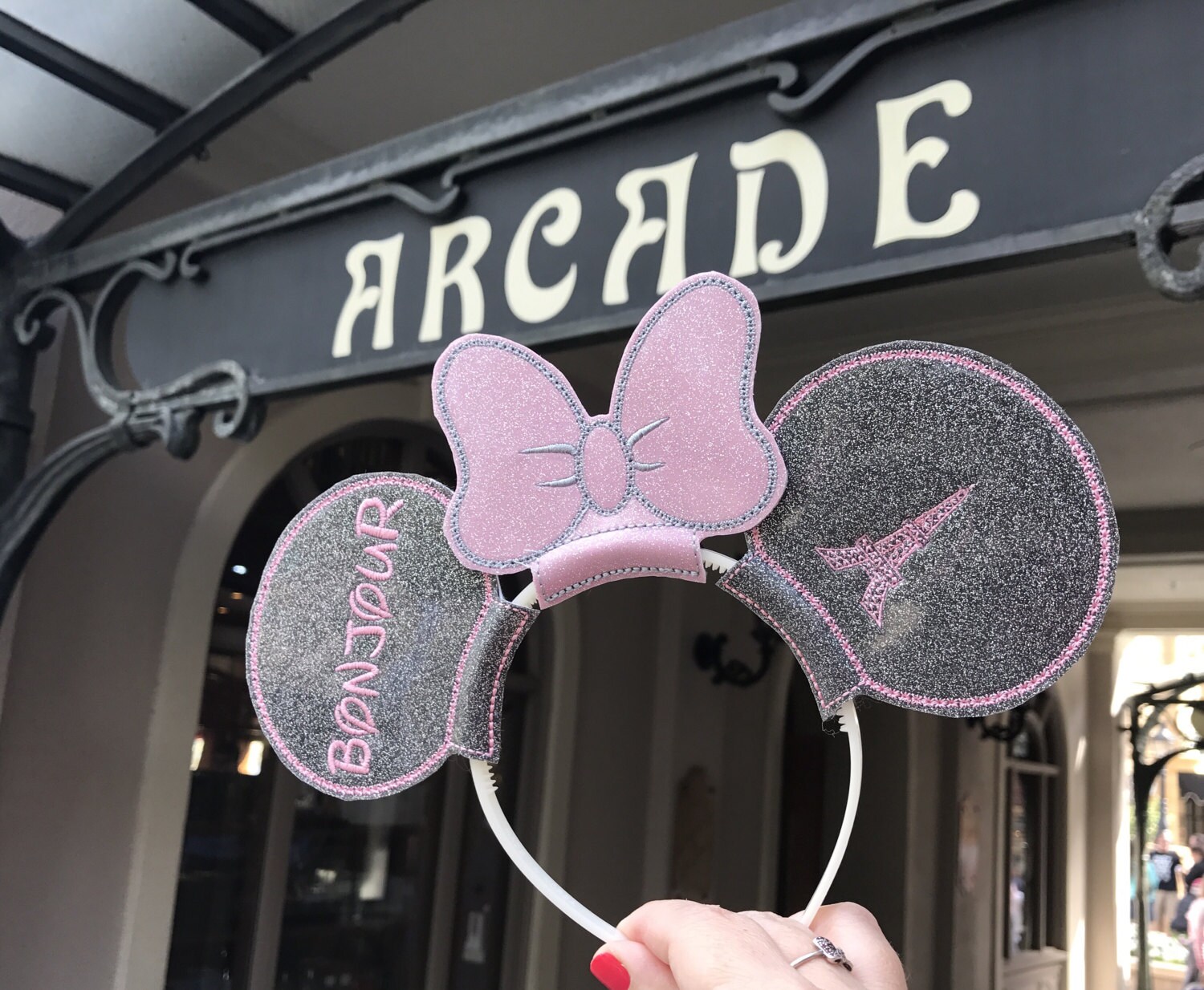 Mickey Mouse Ears Disney Paris Eiffel Tower Etsy