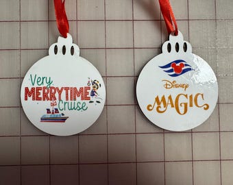 Disney Cruise Ornament, very merrytime, Fish Extender Gifts, ornament exchange