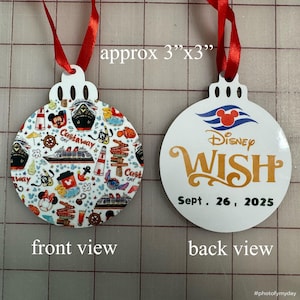 Disney Cruise Ornament, Fish Extender Gifts, ornament exchange