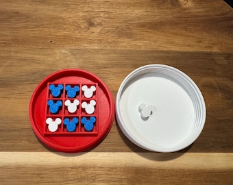 3D Printed Travel Tic Tac Toe Game | Cruise Activity, Fish Extender Gift