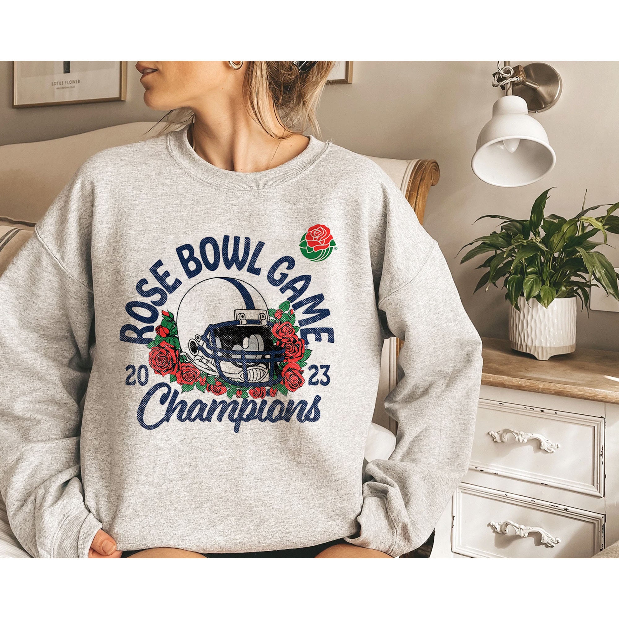 Discover 2023 Penn State Champions Rose Bowl Shirt, Rose Bowl Penn State vs Utah College Football Sweatshirt