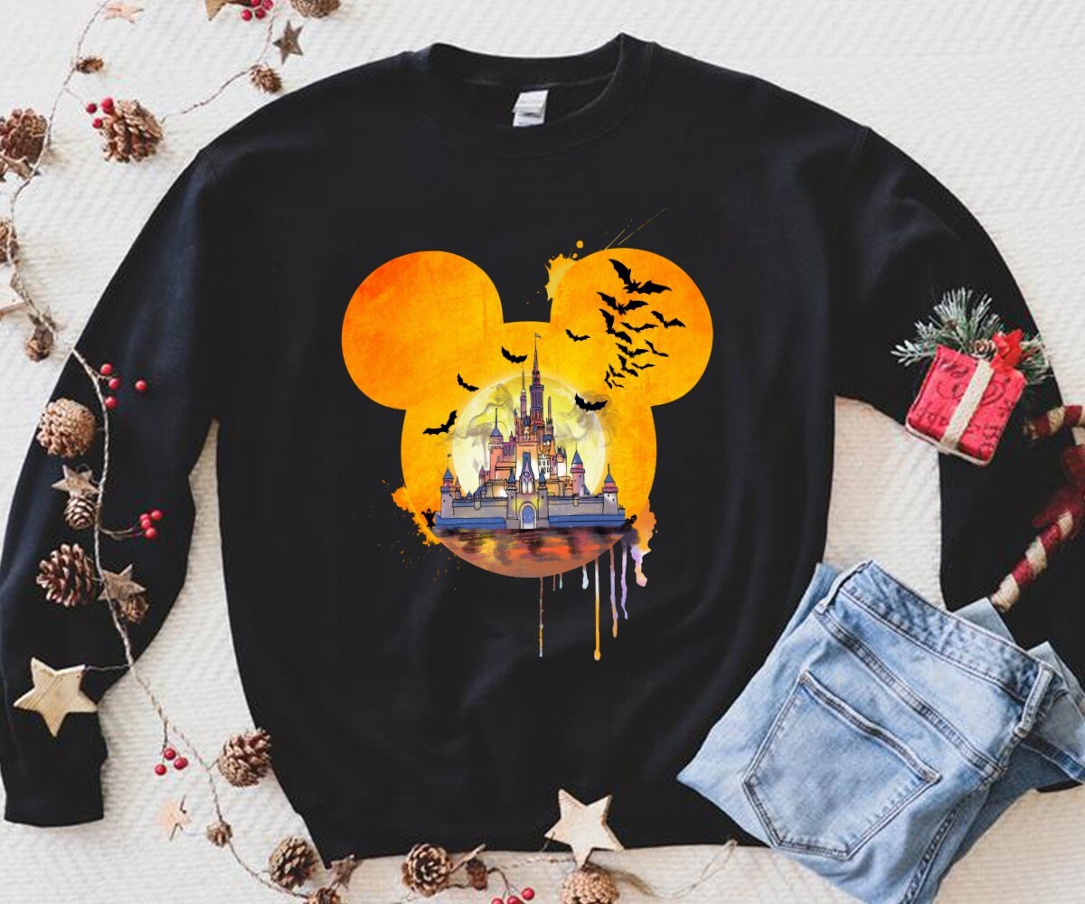Discover Disney Halloween 2022 Castle Sweatshirt, I am going to Walt Disney Vacation Family Sweatshirt