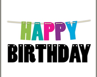 Download Birthday Banner Svg Etsy