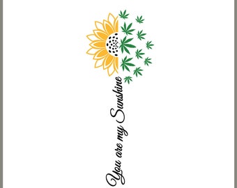 Download Weed Pot Sunflower Etsy