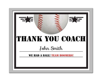 baseball certificate etsy
