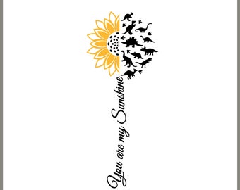 Free Free 50 Sunflower Dinosaur Svg SVG PNG EPS DXF File