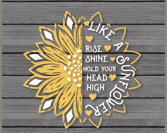 Download Sunflower Saying Svg Etsy