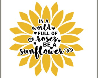 Download Sunflower Quote Svg Etsy