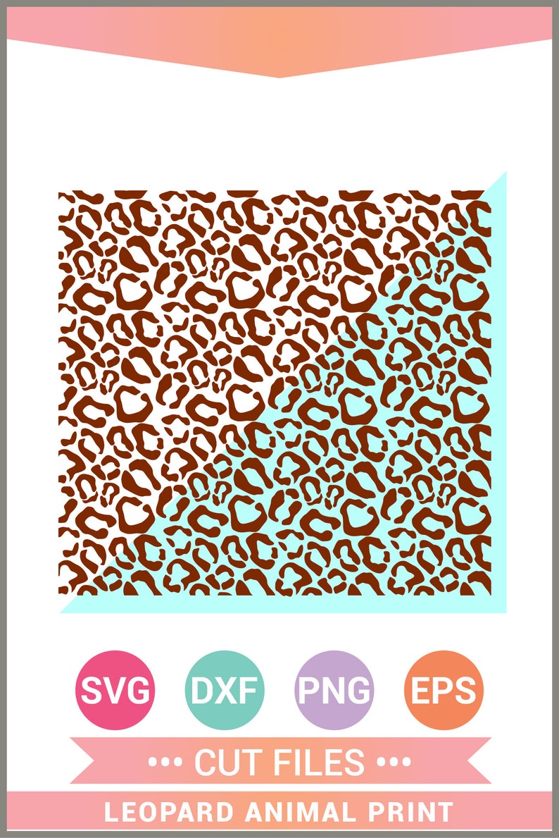 Download Leopard Animal Print Pattern SVG Cut Files Cricut Design ...