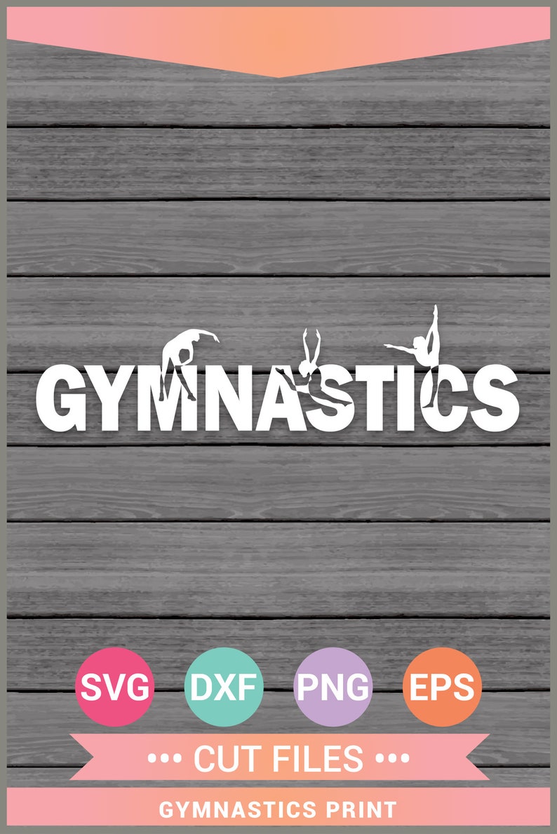 Download Gymnastics Print SVG Cut Files Cricut Design Space | Etsy