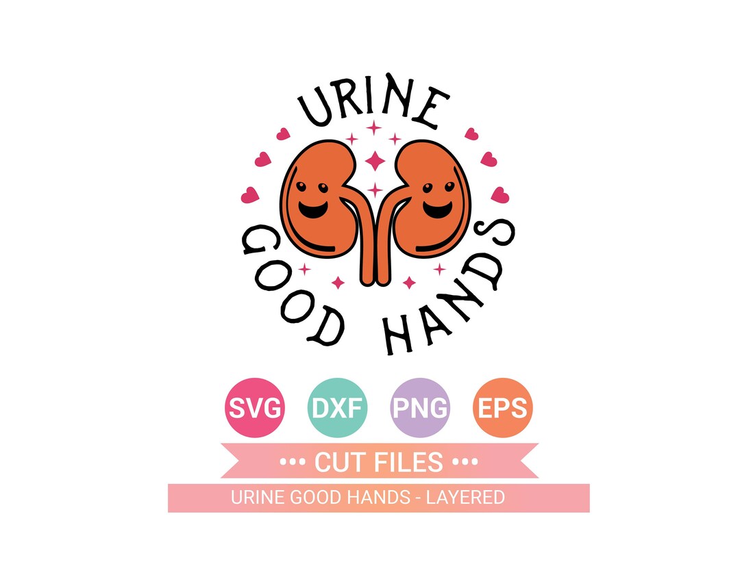 Urine Good Hands Svg Png, Kidneys Svg, Cricut Design Space, Silhouette