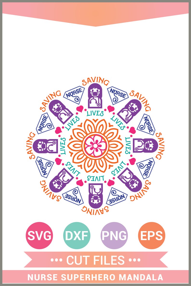 Download Nurse Mandala svg Mandala svg Nurse png Mandala png Cricut ...