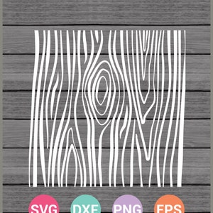 Houtnerf afdrukpatroon SVG-bestanden knippen, Cricut ontwerpruimte, silhouet, Instant Download, Svg, Png, Eps, Dxf CF-068