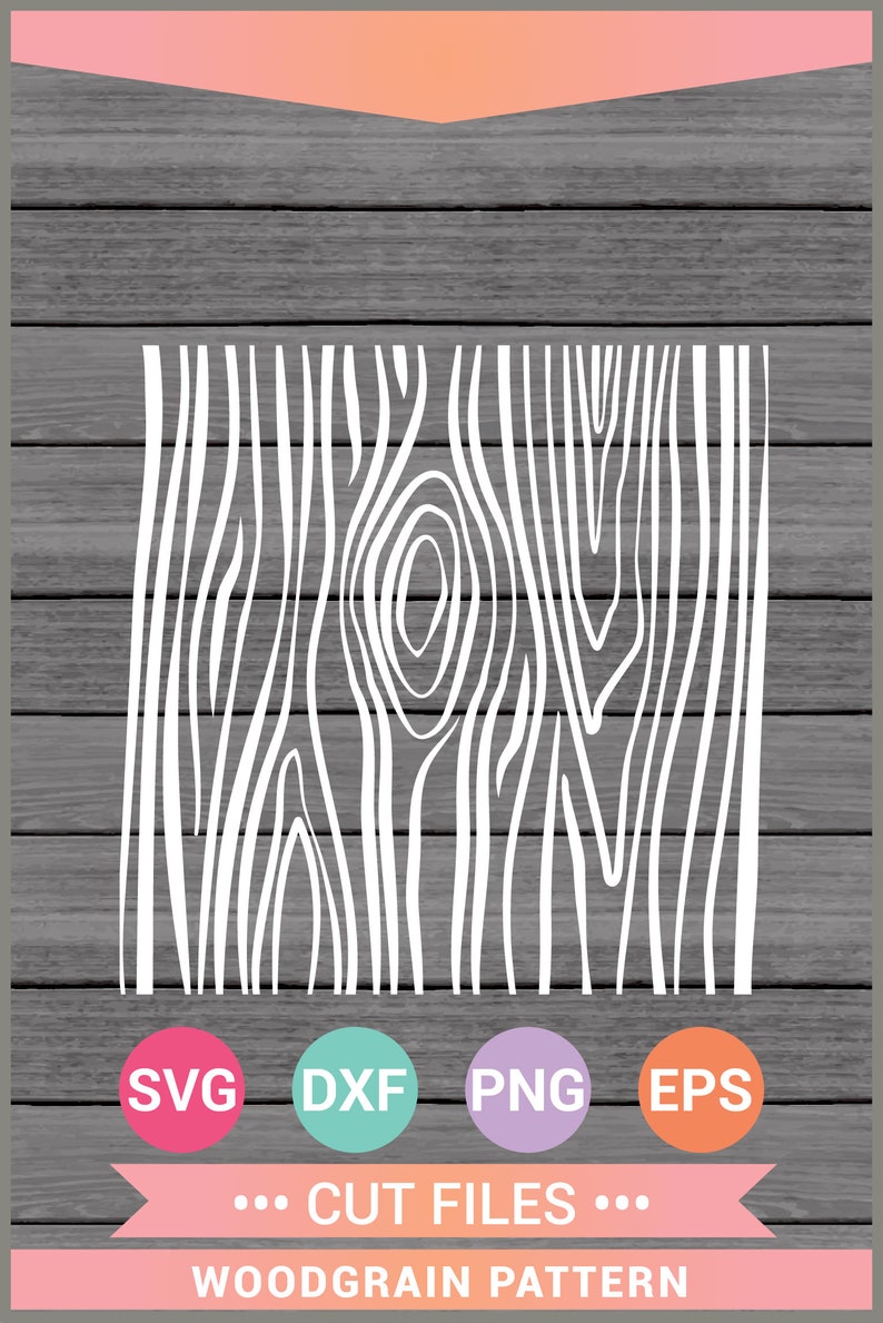 Wood Grain Print Pattern SVG Cut Files Cricut Design Space ...
