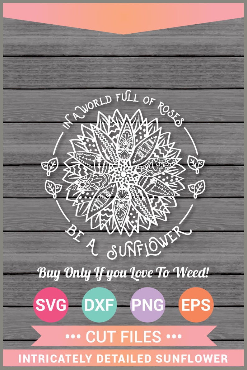 Free Free 235 Sunflower Cricut Sunflower Mandala Svg Free SVG PNG EPS DXF File
