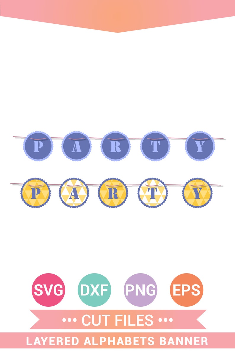 Download A-Z Alphabet Scallop Circle Banner Letter Layers SVG Cut ...