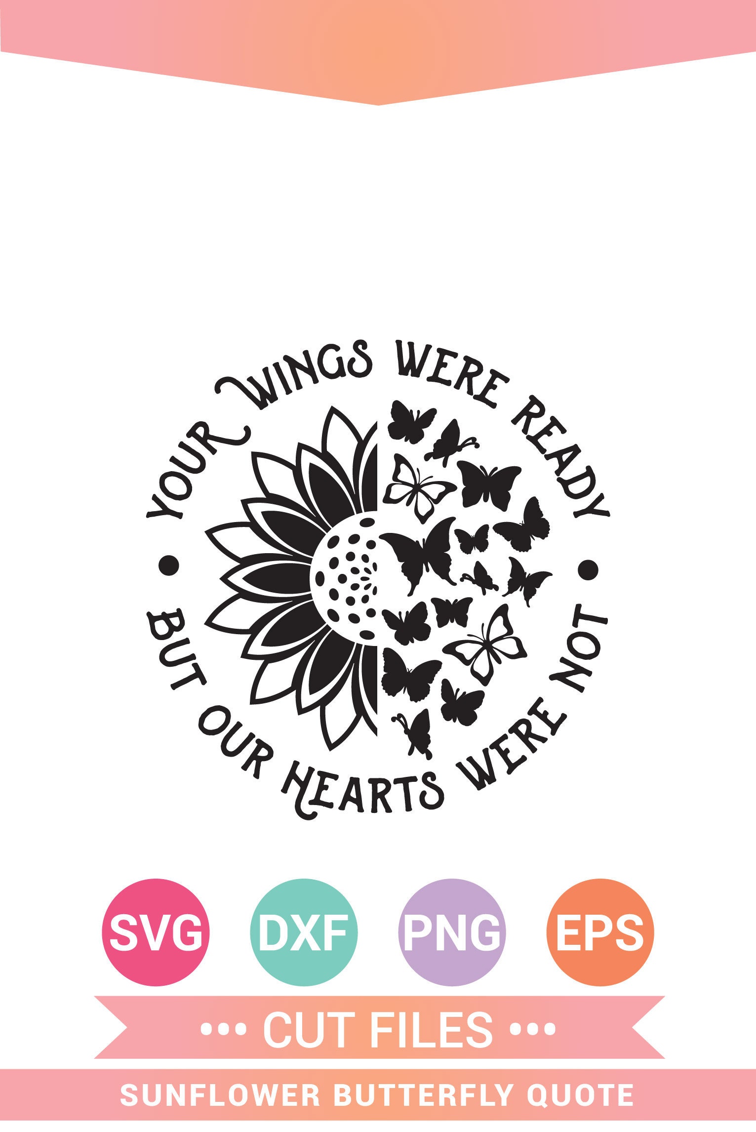 Free Free 257 Sunflower Butterfly Cross Svg SVG PNG EPS DXF File