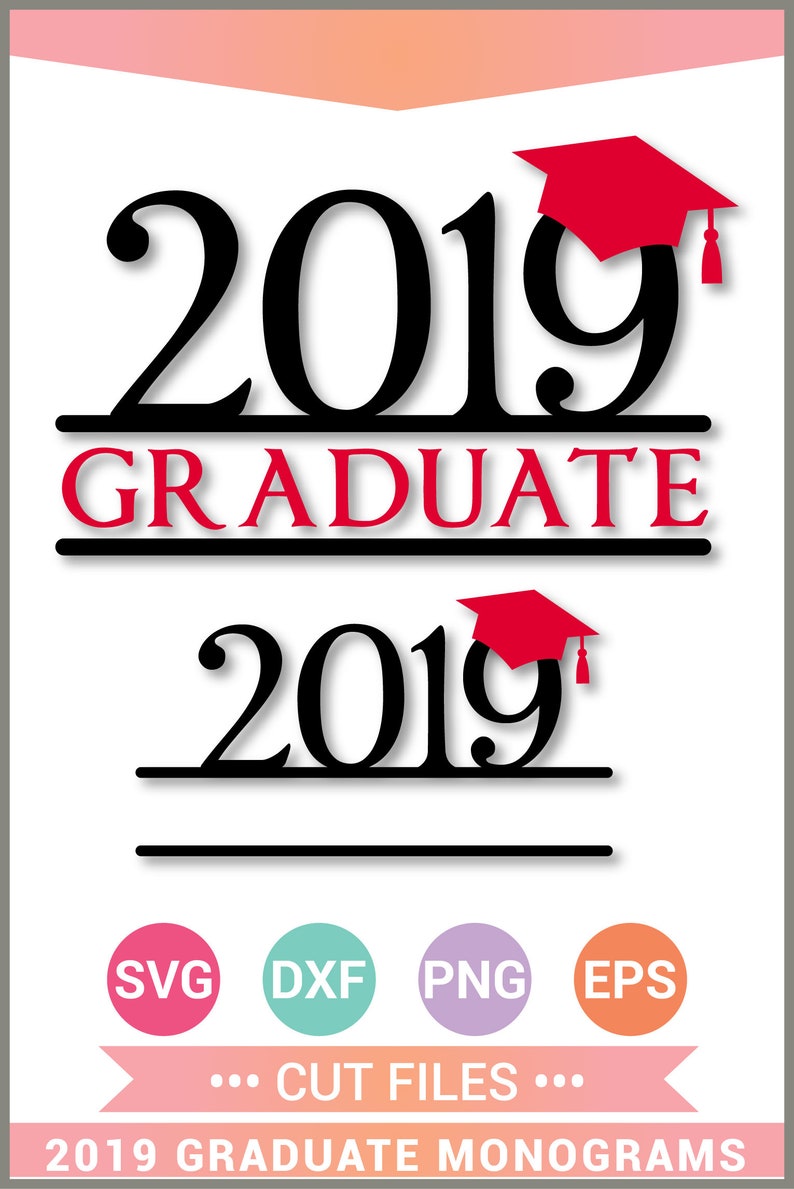 Free Free Graduation Monogram Svg 3 SVG PNG EPS DXF File